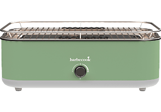 BARBECOOK E-Carlo elektromos asztali grill, zöld, 42,5x33x16,5cm (BC-ELE-1002)