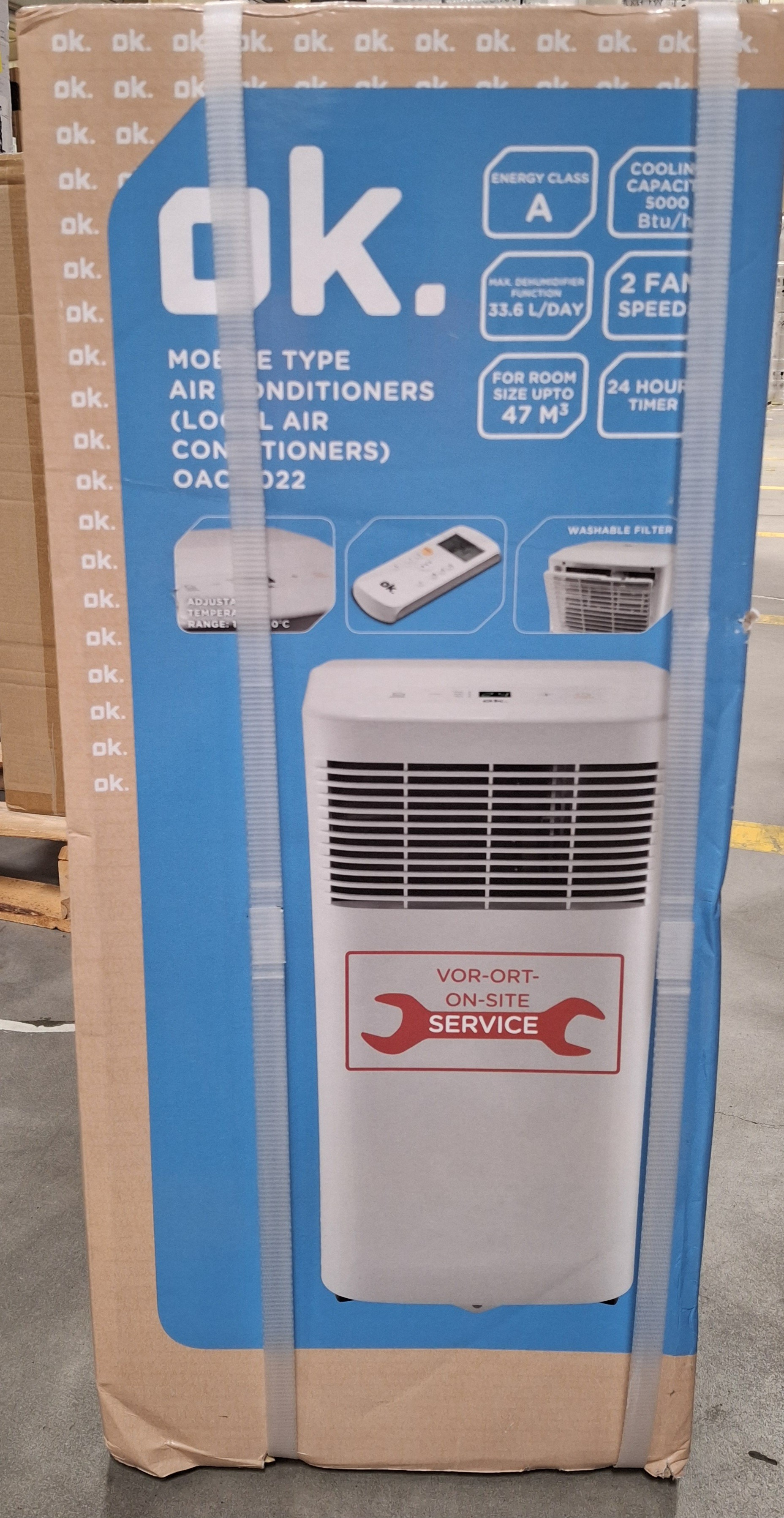 OUTLET - Klimatyzator przenośny OK. OAC 5022