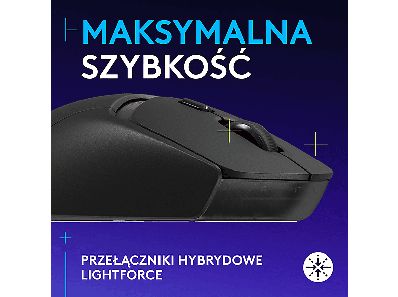 Mysz LOGITECH G309 Lightspeed Czarny – zdjęcie 2