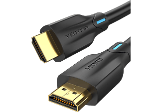 VENTION HDMI 2.1 összekötő kábel, max 8K, 1,5 méter, fekete (AANBF)