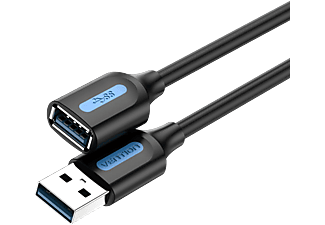 VENTION USB-A 3.0 hosszabbító kábel, 1 méter, fekete (CBHBF)