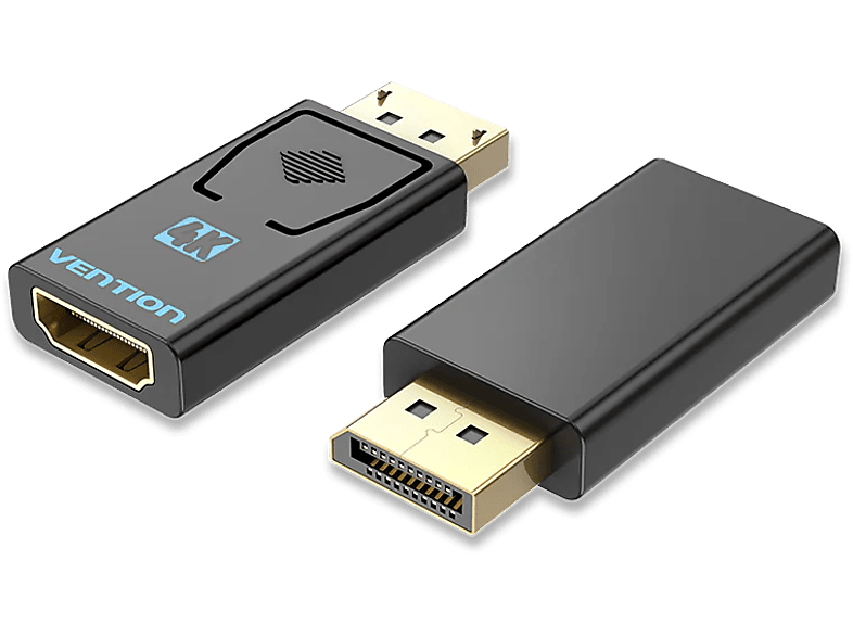 VENTION DisplayPort (apa) - HDMI (anya) adapter, max 4K 30Hz, fekete (HBMB0)