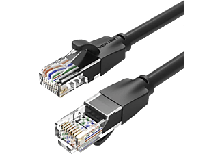 VENTION CAT6 UTP Patchkábel, 1 méter, fekete (IBEBF)