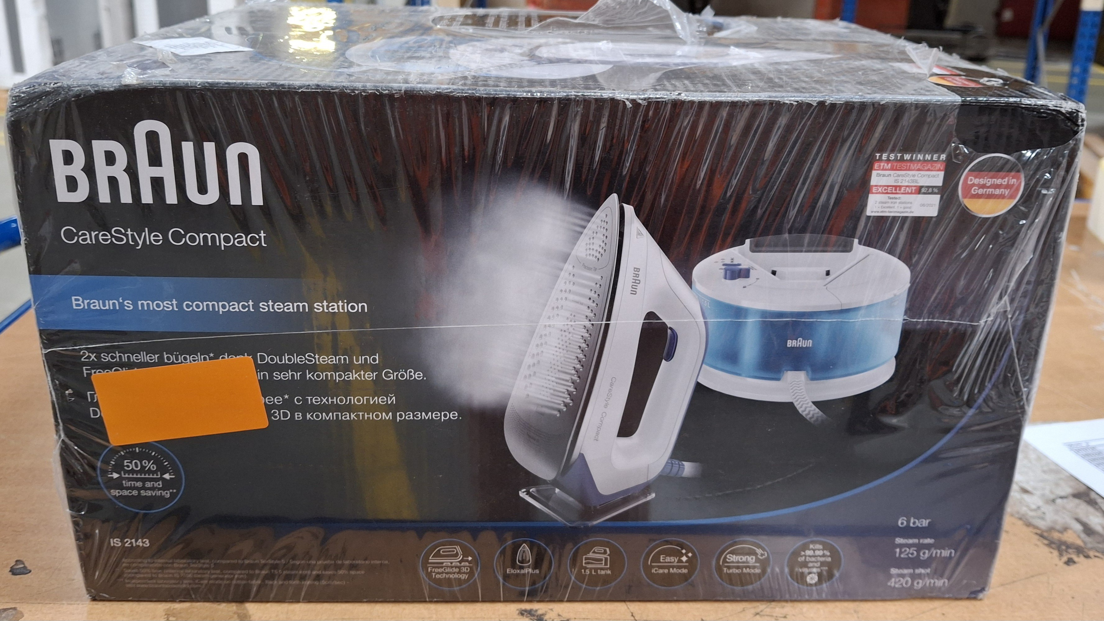 OUTLET - Generator pary BRAUN IS2143BL CareStyle Compact