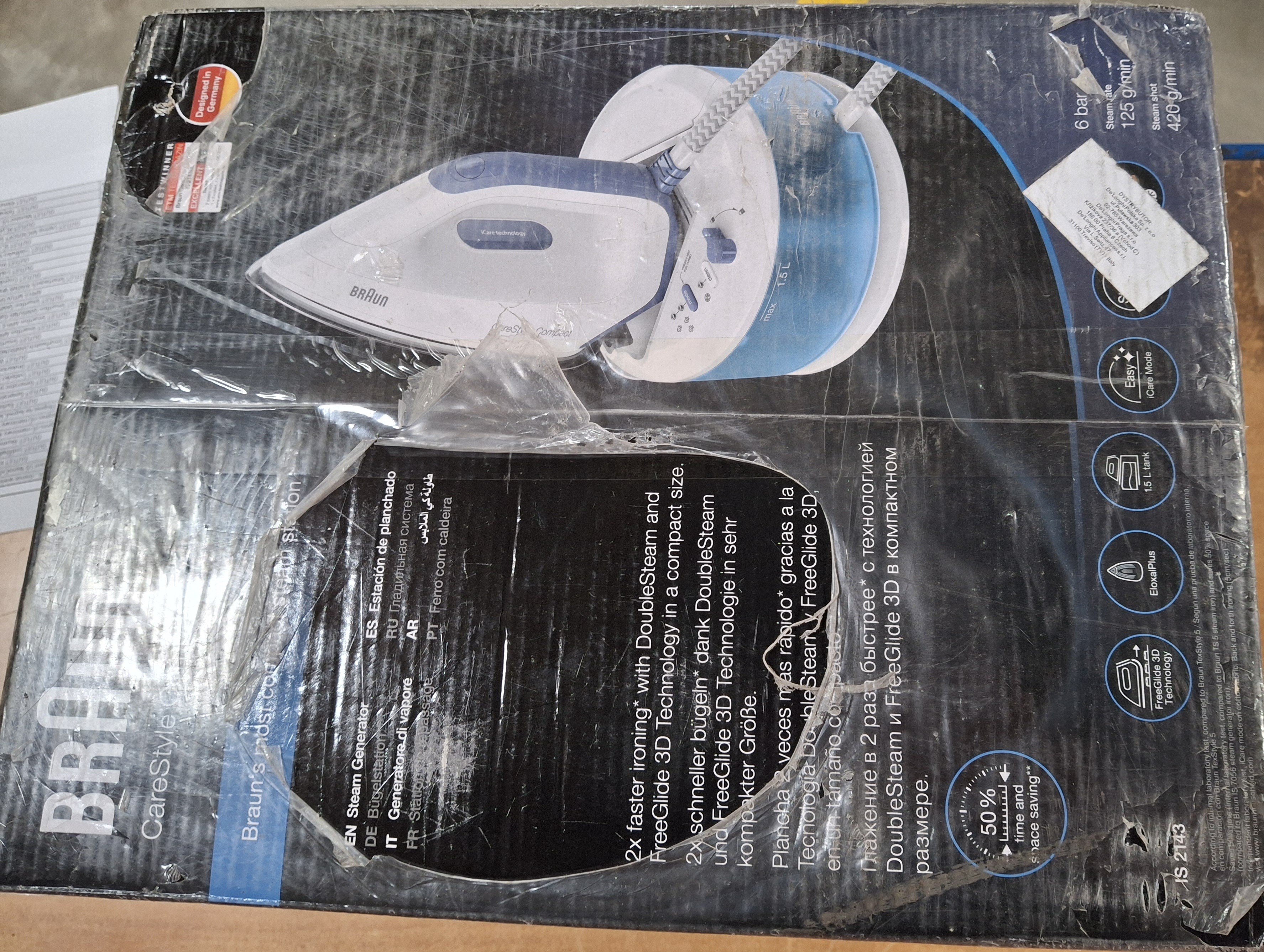 OUTLET - Generator pary BRAUN IS2143BL CareStyle Compact