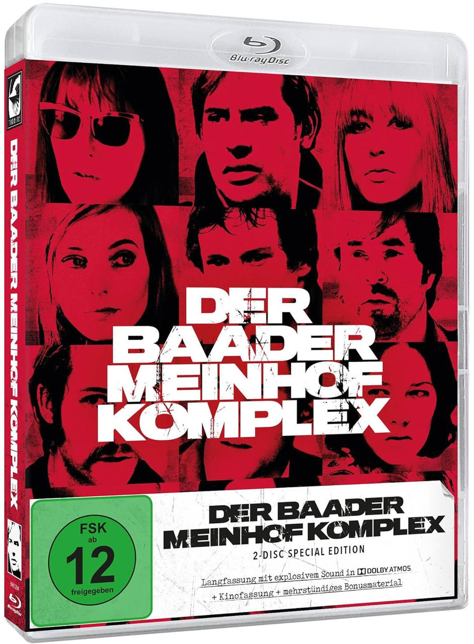 DVD-Hülle mit rotem und schwarzem Design. Gesichter auf dem Cover. Weißer Hintergrund.