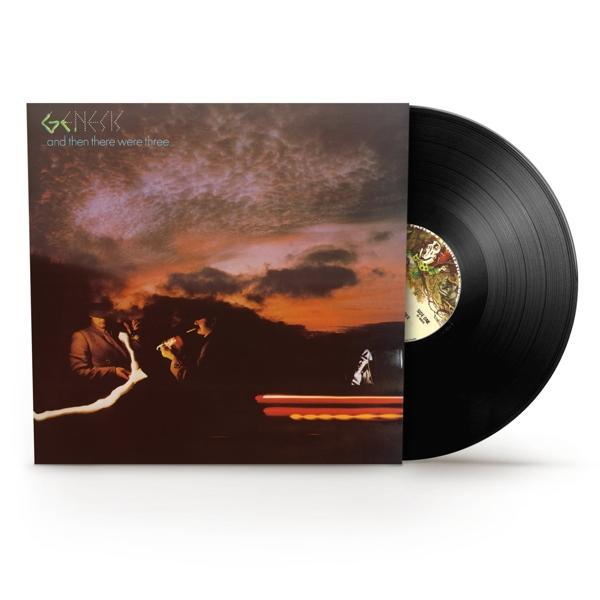 Albumcover von Genesis, mit zwei rauchenden Männern in dunkler Umgebung.