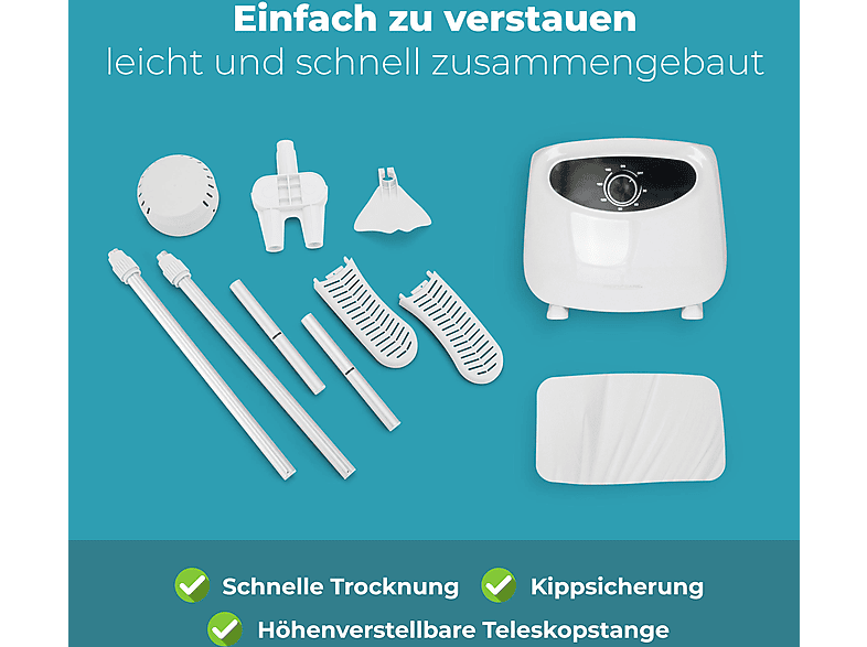 Profi Care PC-HBB 3117 Hemden-/Blusen- und Hosenbügler (1400 Watt Wassertank, Weiß) — Foto 5 von 5