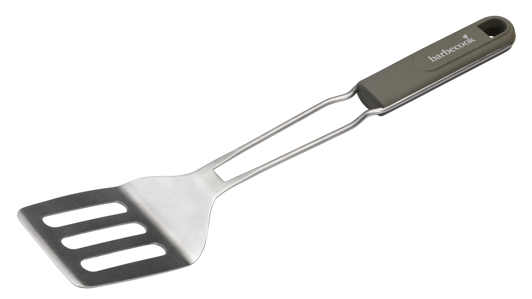 BARBECOOK Army stílusú forgató lapát, 38cm-es, khaki zöld nyél (BC-ACC-7026)