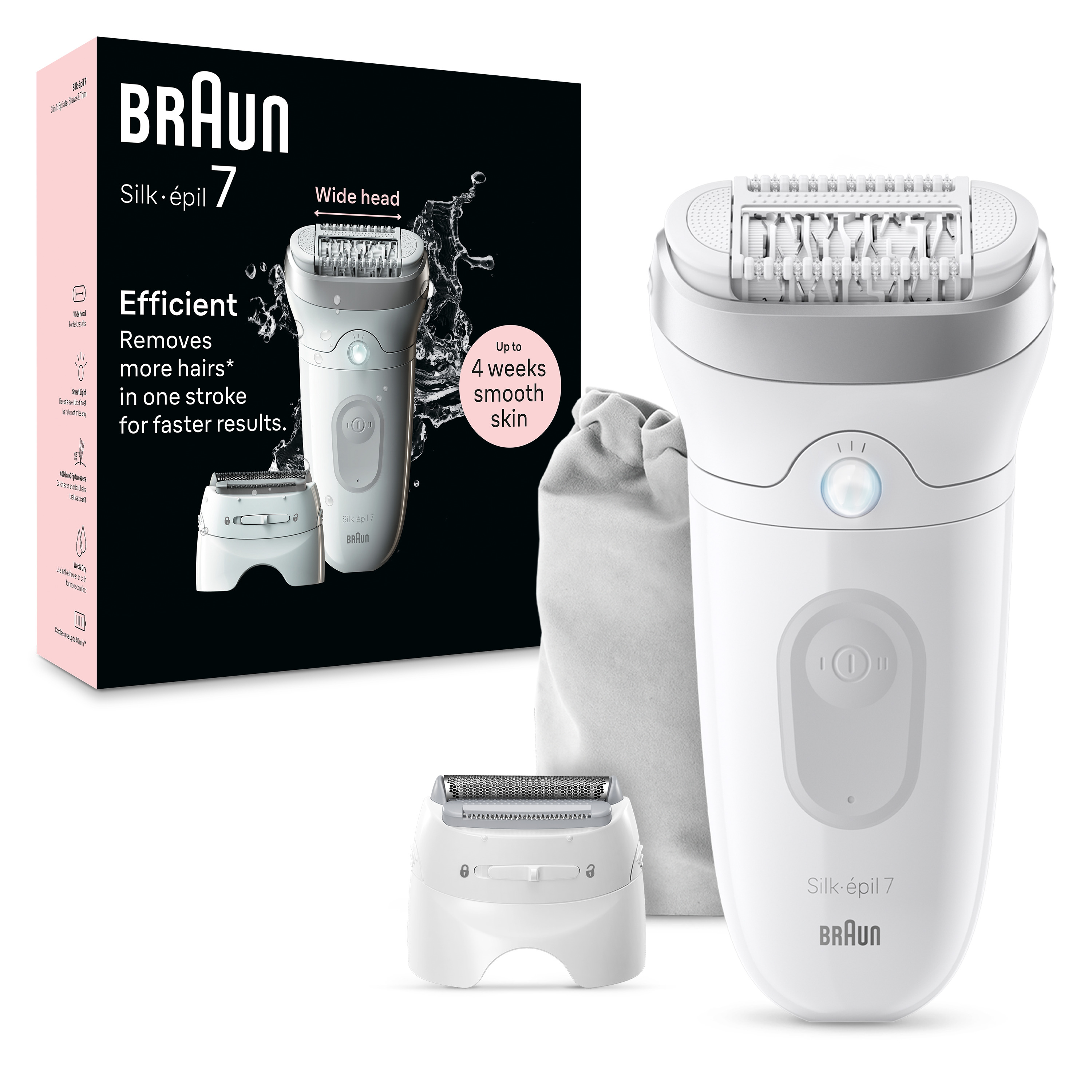 silk ONE SIDE KUT 7インチ 新品 BRAUN SE 7041 Silk-Épill 7 Islak ve Kuru Epilatör Fiyat & Özellik