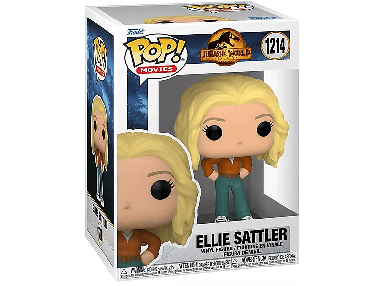 FUNKO POP Movies: Jurassic World 3 - Dr. Ellie Sattler figura #1214 (FU62225)