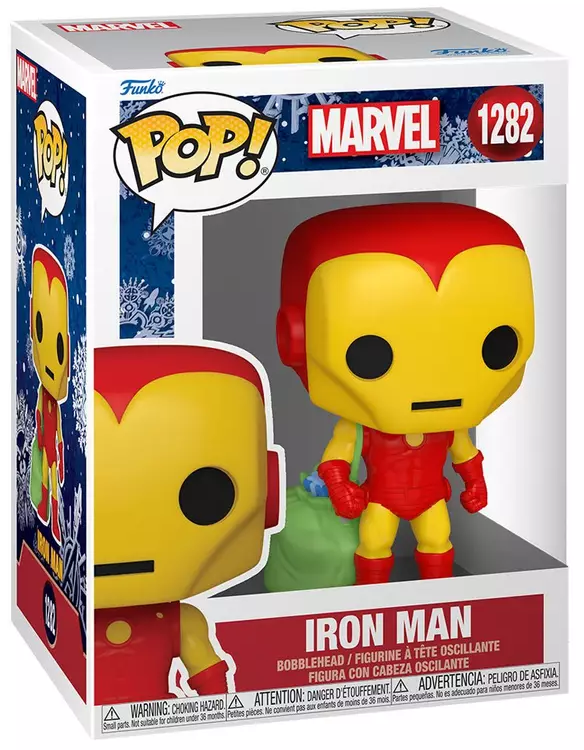 FUNKO POP Marvel: Holiday - Iron Man w/Bag figura (FU72188)