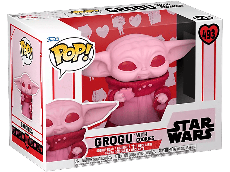 FUNKO POP Star Wars: Valentines S2 - Grogu figura #493 (FU60124)