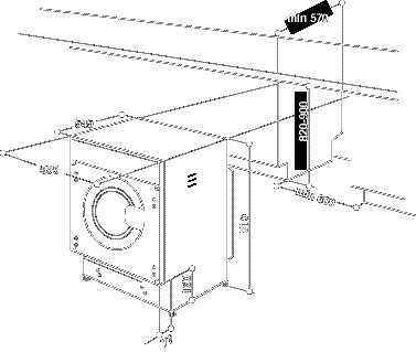 Un dibujo técnico de un aparato con medidas y anotaciones.