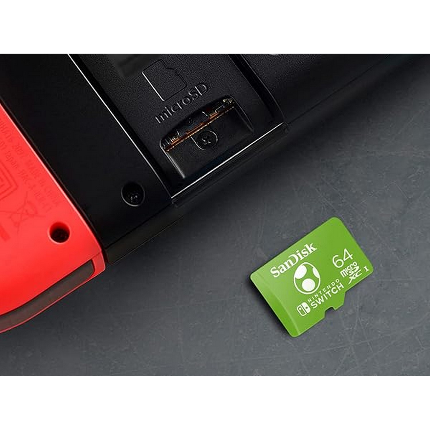 Tarjeta micro SDXC | SanDisk Licencia Nintendo, 64GB, Para