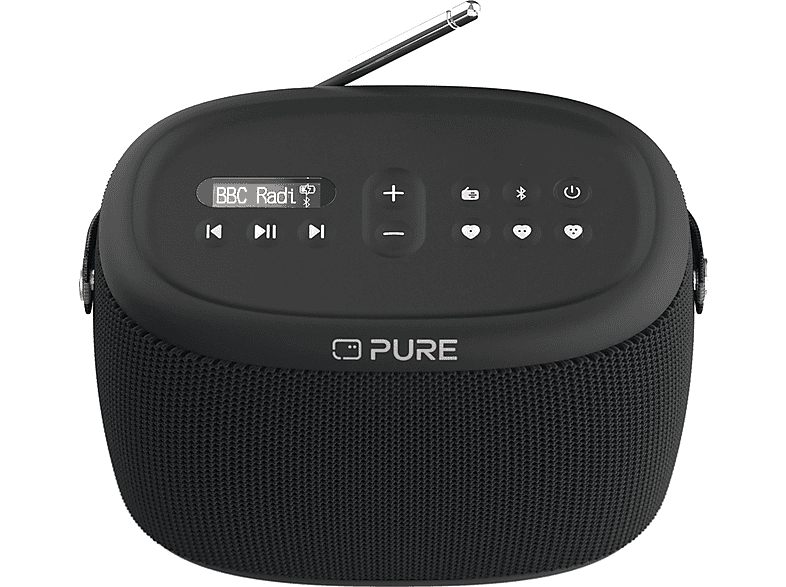 Pure Woodland Outdoor-Lautsprecher mit Bluetooth und FM/DAB+ Radio, Schwarz; Bluetooth-Lautsprecher — Foto 2 von 5