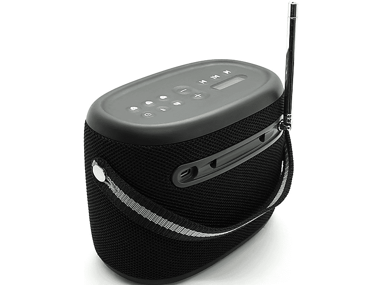 Pure Woodland Outdoor-Lautsprecher mit Bluetooth und FM/DAB+ Radio, Schwarz; Bluetooth-Lautsprecher — Foto 4 von 5