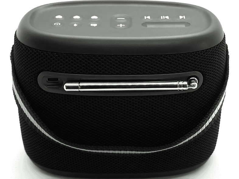 Pure Woodland Outdoor-Lautsprecher mit Bluetooth und FM/DAB+ Radio, Schwarz; Bluetooth-Lautsprecher — Foto 5 von 5