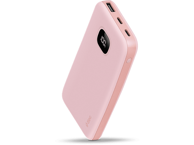 TTEC 2BB209TP  ChargeUp Pro LCD 10.000mAh PD 20W Taşınabilir Hızlı Şarj Cihazı/ Powerbank  Toz Pembe_0