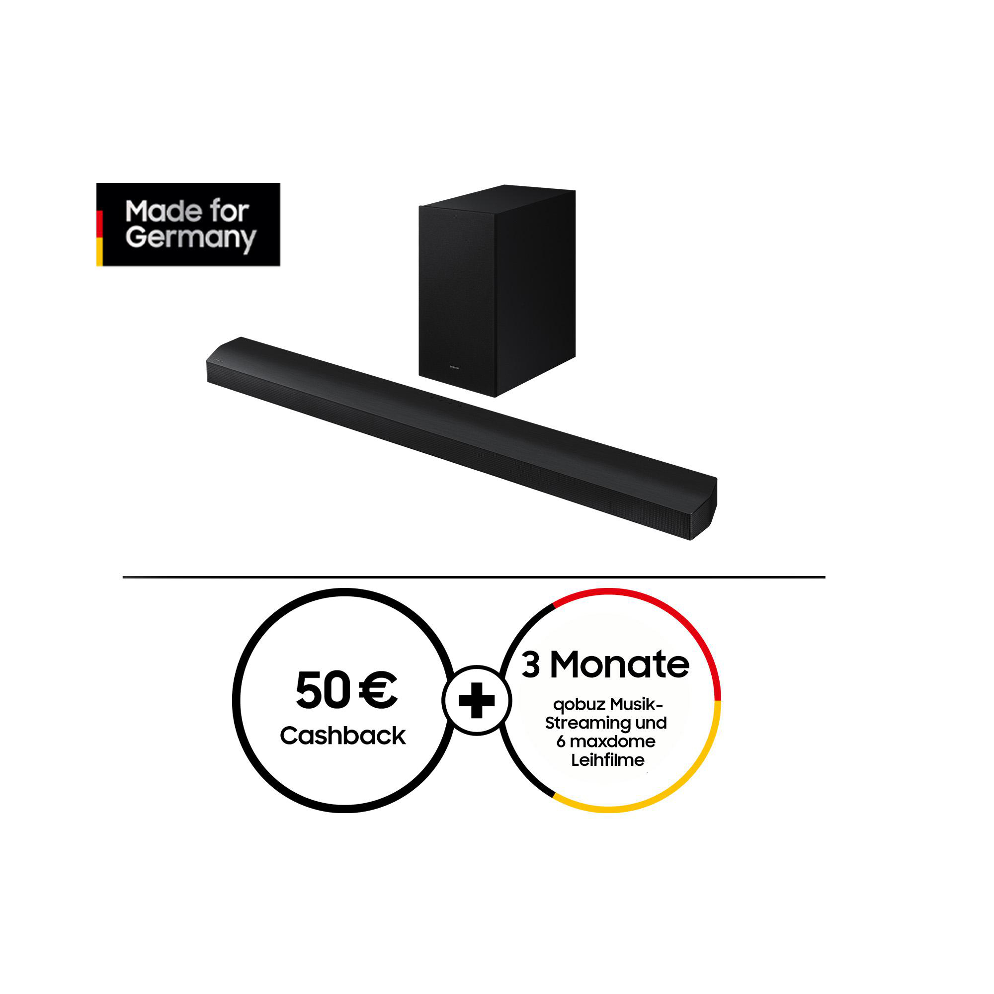 SAMSUNG HW-B760GD/ZG, Soundbar, Schwarz