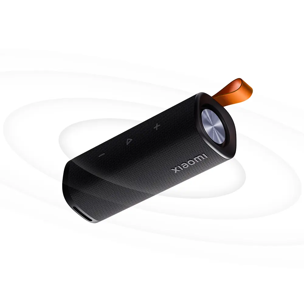 XIAOMI Sound Outdoor Bluetooth-Lautsprecher, Schwarz, Wasserfest