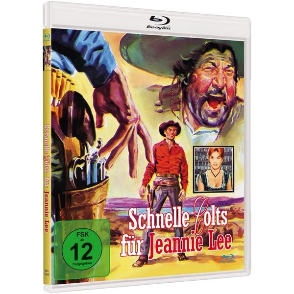 Filmcover, Cowboy mit Waffe, Text auf Deutsch.