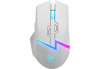 RAMPAGE Drop M3 Beyaz RGB Şarjlı Kablolu/Kablosuz 10000DPI 10D Kablosuz Gaming Mouse