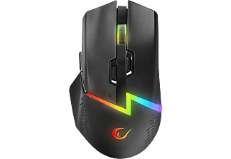 RAMPAGE Drop M3 Siyah RGB Şarjlı Kablolu/Kablosuz 10000DPI 10D Kablosuz Gaming Mouse