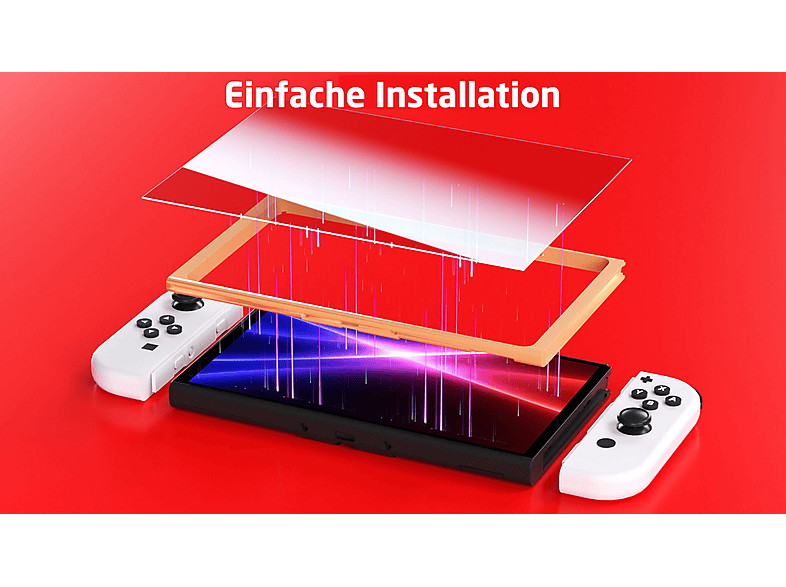 Thumbnail - ISY IC-5021 Schutzglas für Nintendo Switch OLED, Transparent