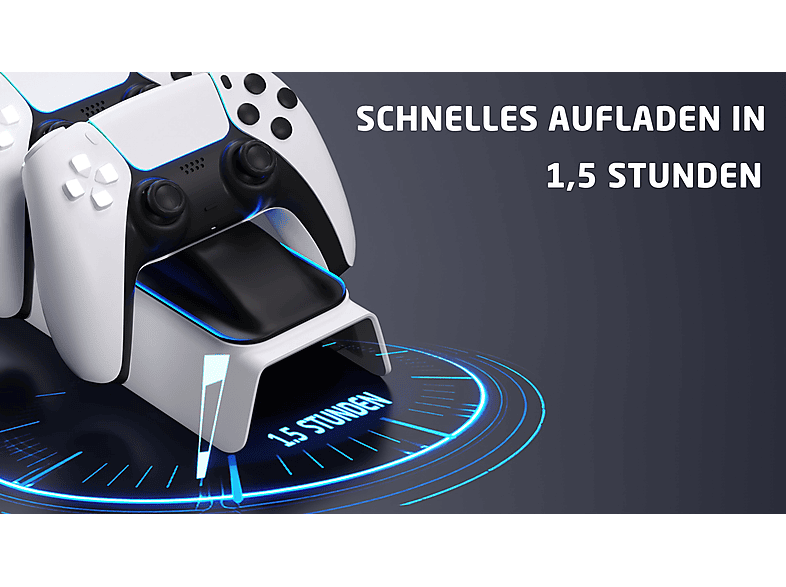 Thumbnail - ISY IC-6008, PS5 Controller Ladestation, Weiß