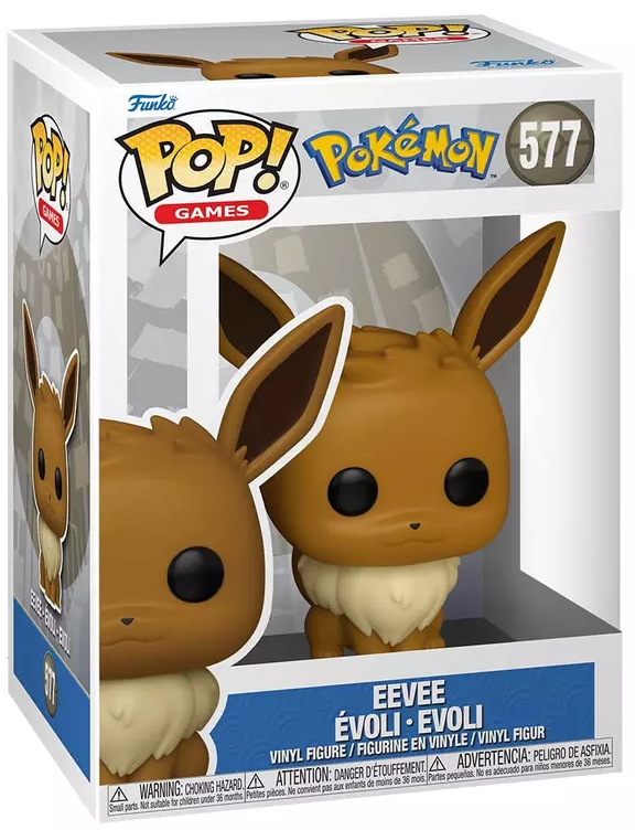 FUNKO POP Games: Pokemon - Eevee (EMEA) figura #577 (FU64637)