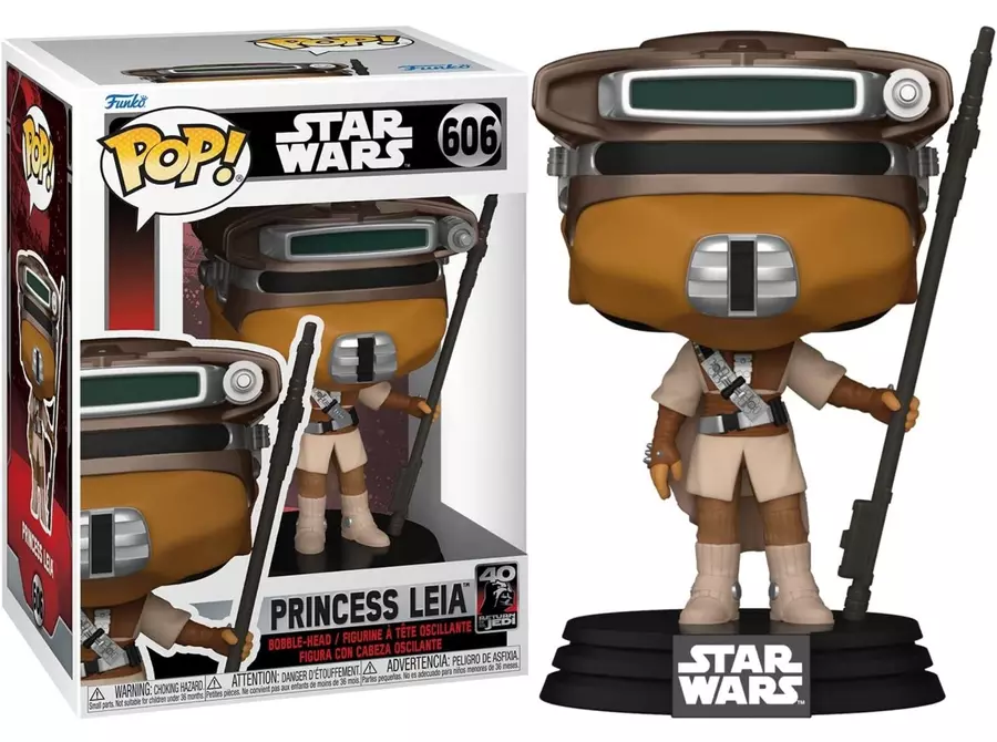 FUNKO POP Star Wars: Return of the Jedi 40th - Leia(Boushh) figura #606 (FU70748)