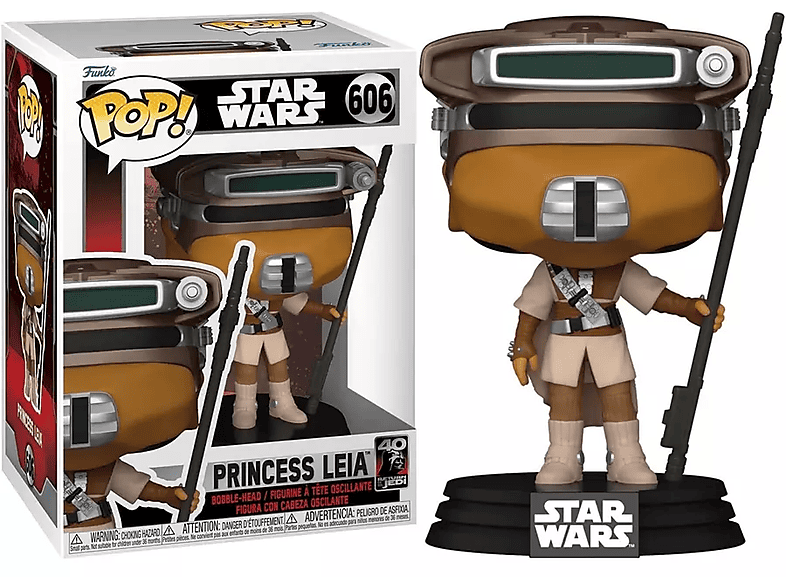 FUNKO POP Star Wars: Return of the Jedi 40th - Leia(Boushh) figura #606 (FU70748)