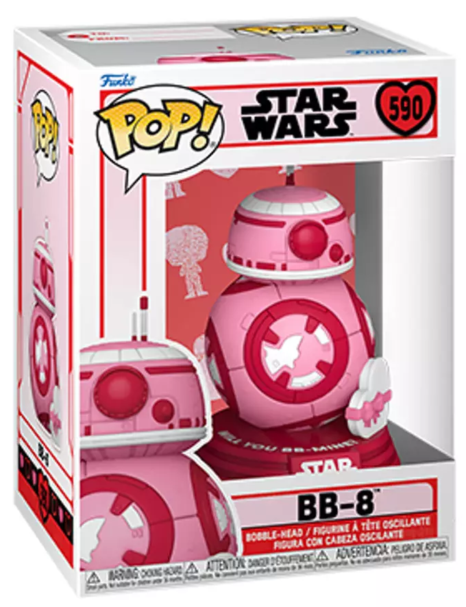 FUNKO POP Star Wars: Valentines - BB-8 figura #590 (FU67611)