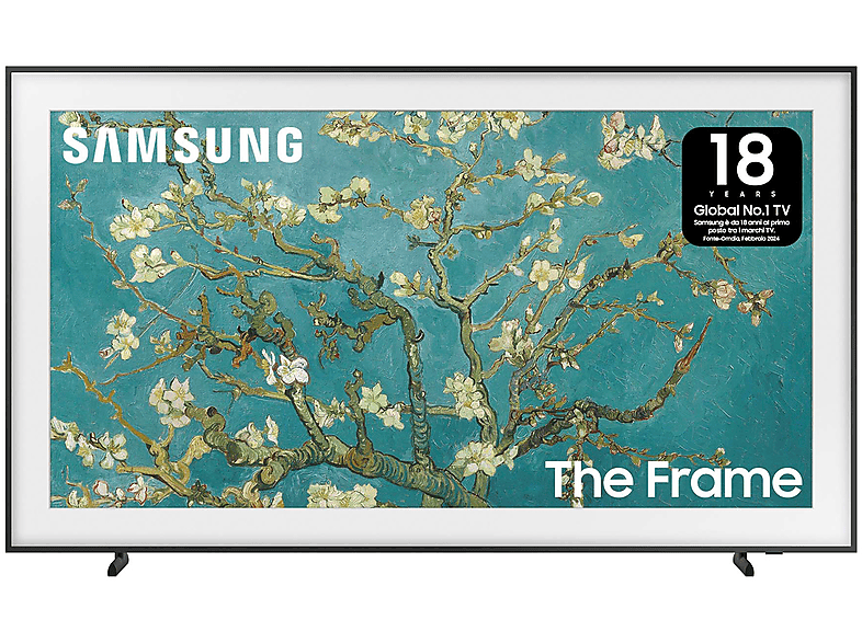 Samsung The Frame Qe32Ls03Cbuxzt TV Qled, 32", Full-HD