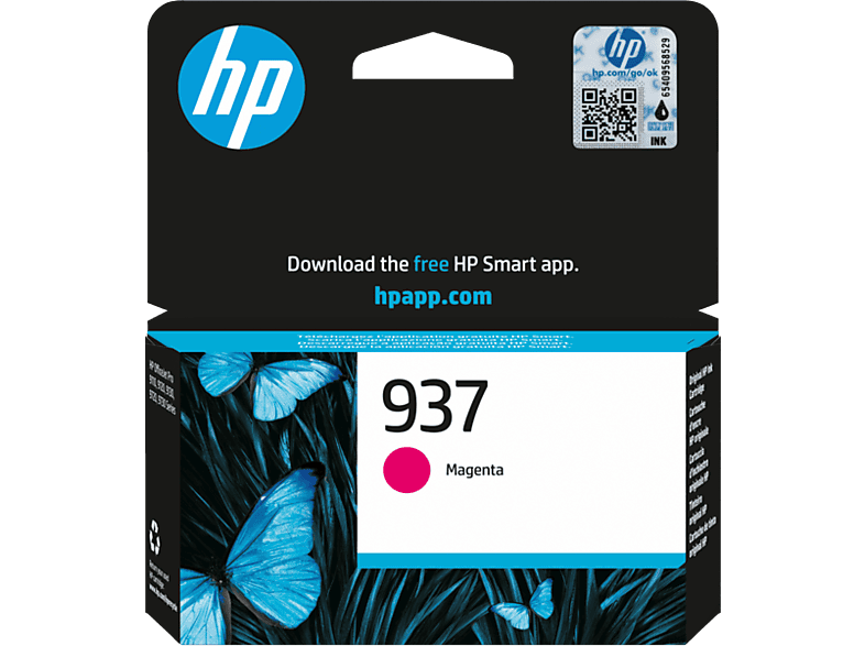 HP No. 937 eredeti tintapatron, magenta, 800 oldal (4S6W3NE)