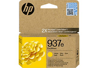 HP No. 937e EvoMore eredeti tintapatron, sárga, 1650 oldal (4S6W8NE)