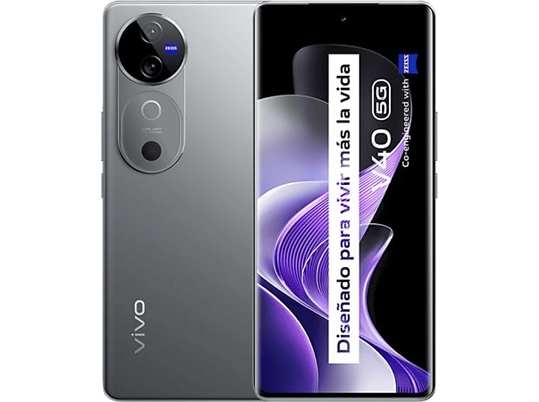 Móvil - vivo V40, Plata, 512 GB, 12 GB RAM, 6.78