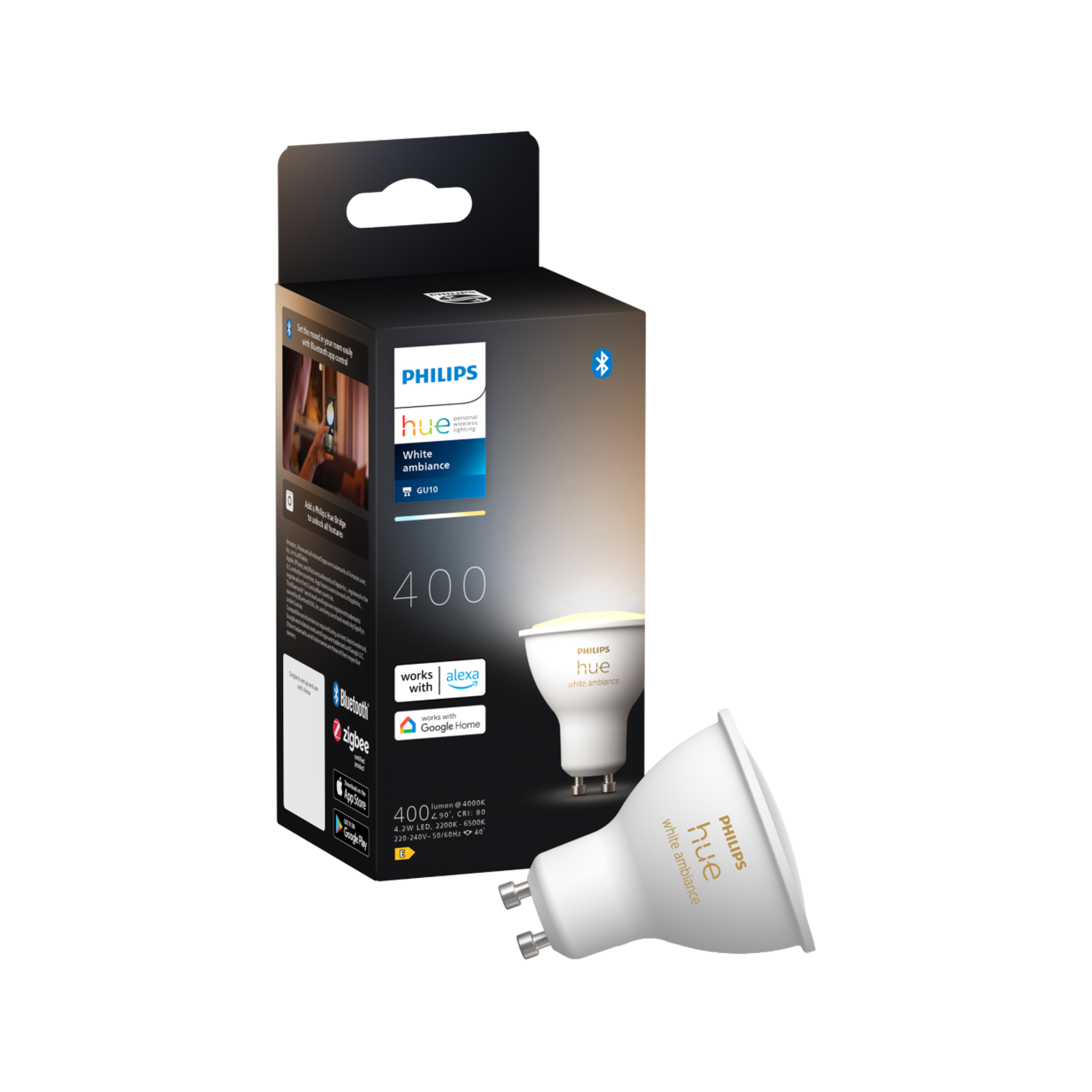 Philips Hue Argenta opbouwspot | Wit | White en Color Ambiance | 2 spots Philips Hue