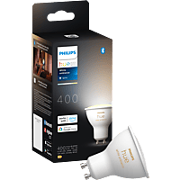 MediaMarkt PHILIPS HUE Spot - White Ambiance - GU10 (1 pack) - Slimme ledlamp Wit aanbieding