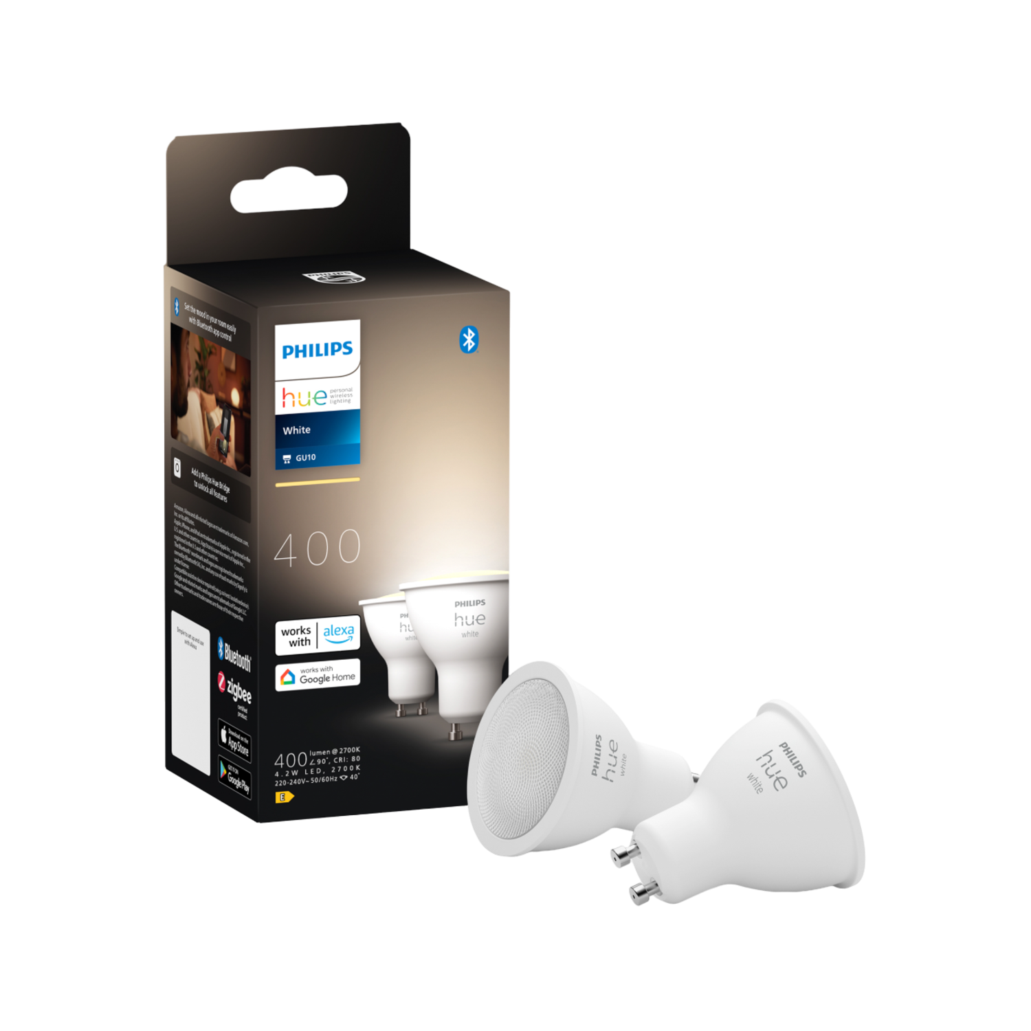 Philips Hue White GU10 2-pack