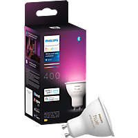 MediaMarkt PHILIPS HUE Spot - White and Color Ambiance - GU10 (1 pack) - Slimme ledlamp Wit aanbieding