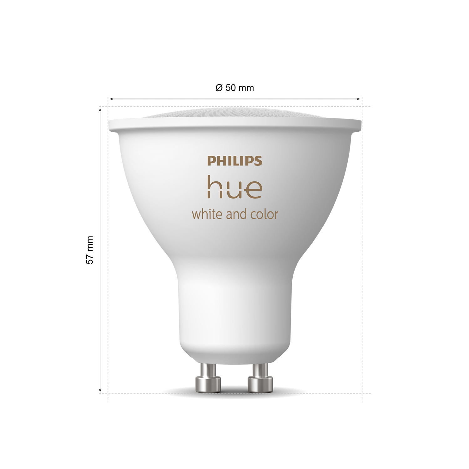PHILIPS HUE Meranti Opbouwspot Met 1 Lichtpunt GU10  Zwart  Warm Tot Koelwit Licht Incl 1 Hue Dimmer Switch Hue White Ambiance 164373627