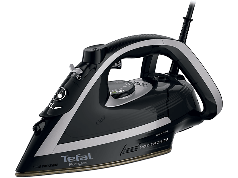 TEFAL FV8062E0 PUREGLISS SHADY&BLACK gőzölős vasaló