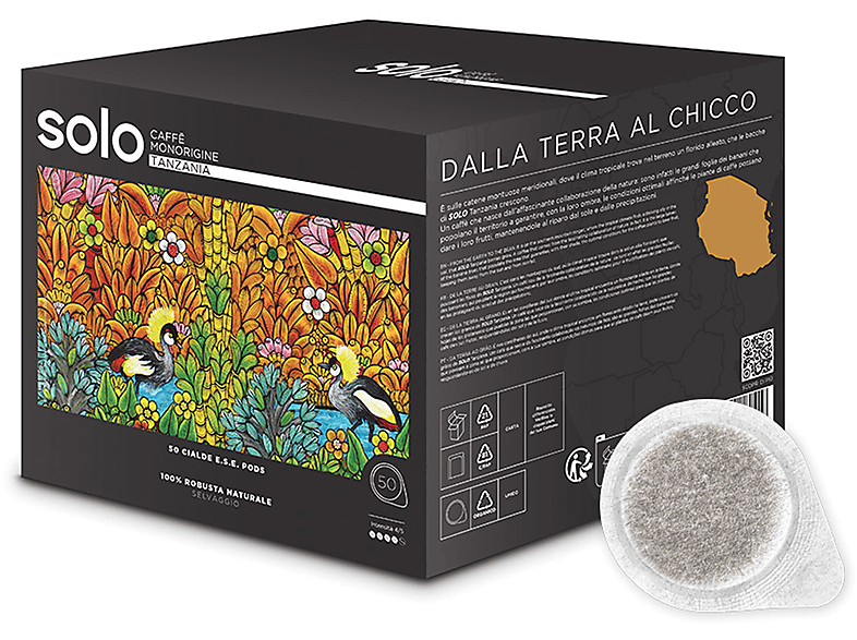 Solo Caffè in cialde E.s.e Tanzania 50 Cialde, 0,565 kg