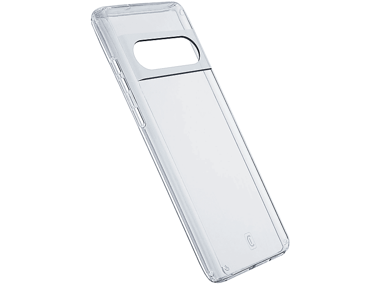 Cellularline Custodia rigida in gomma, Custodia per Pixel 8 Pro,Trasparente