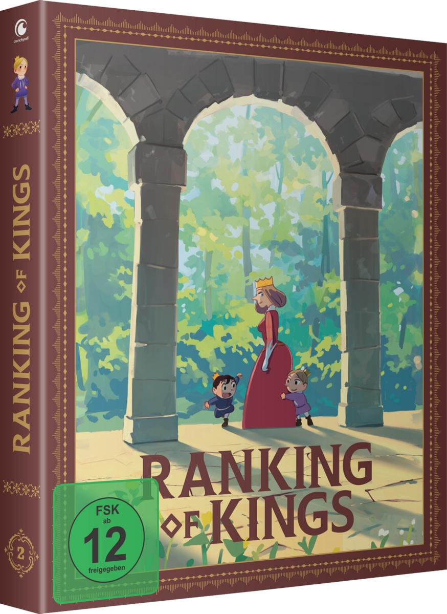 DVD-Box mit Figuren auf dem Cover, eine Königin und zwei Kinder in einer Waldszene.