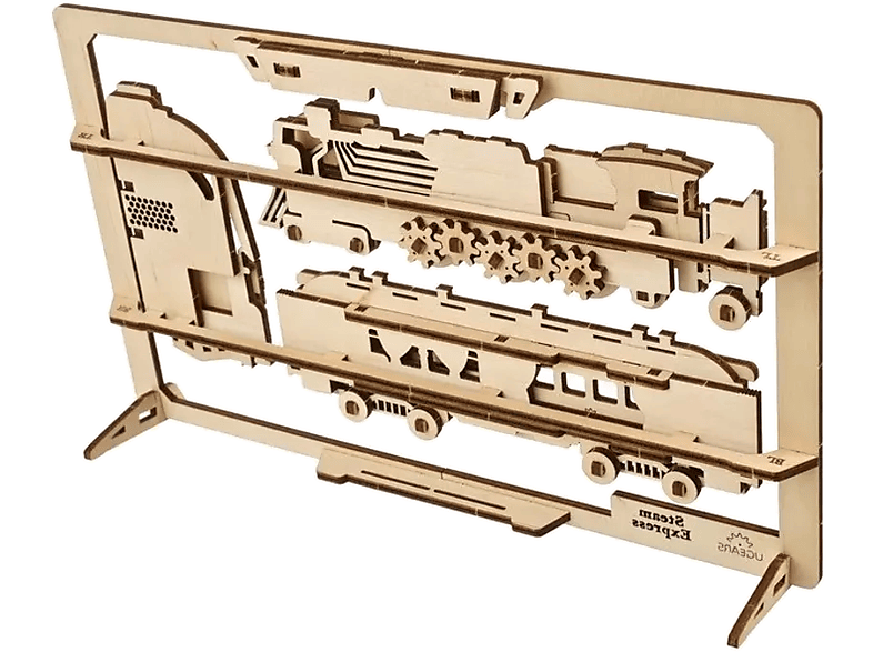 UGEARS Gőzmozdony 2.5D puzzle (UG70207)