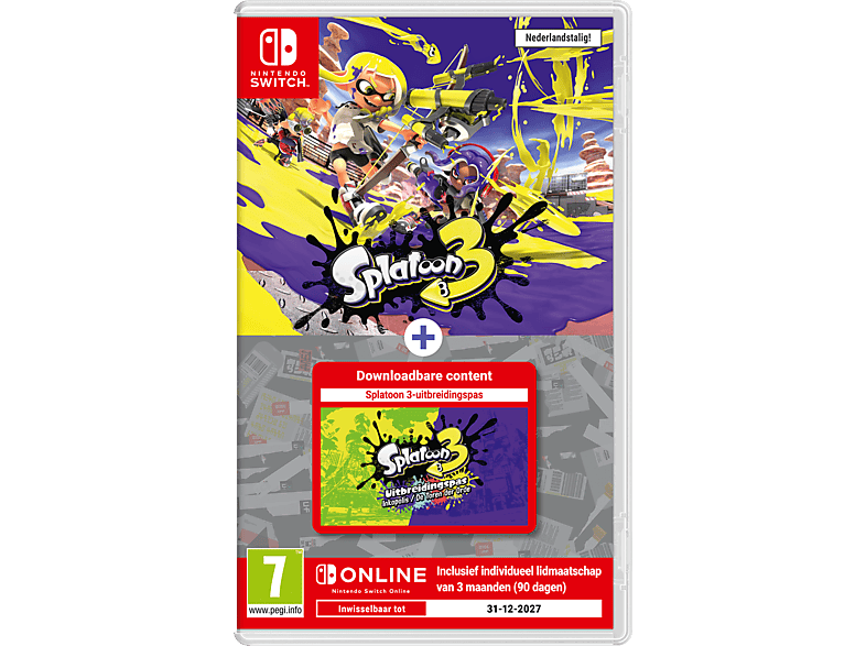 Nintendo Games Splatoon 3 - Nl + Extension Pack Abonnement Van Maanden Switch