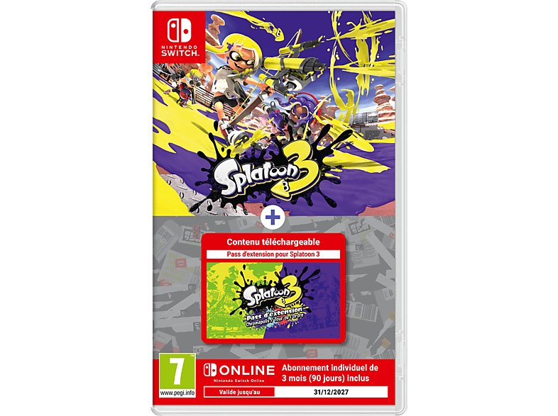 Nintendo Games Splatoon 3 - Fr + Extension Pack Abonnement Van Maanden Switch